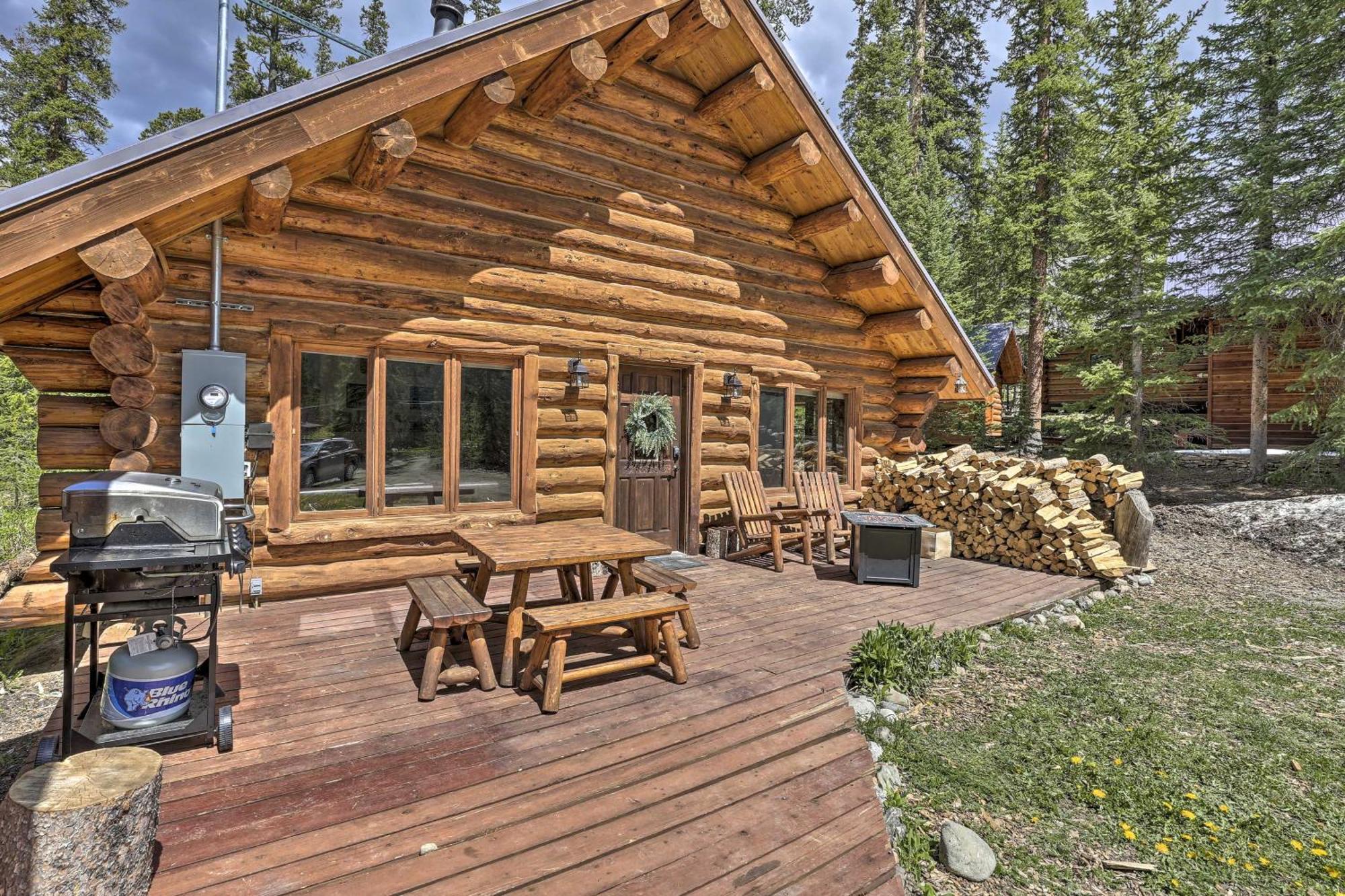 Cozy Breckenridge Cabin With Deck, 8 Mi To Gondola Εξωτερικό φωτογραφία